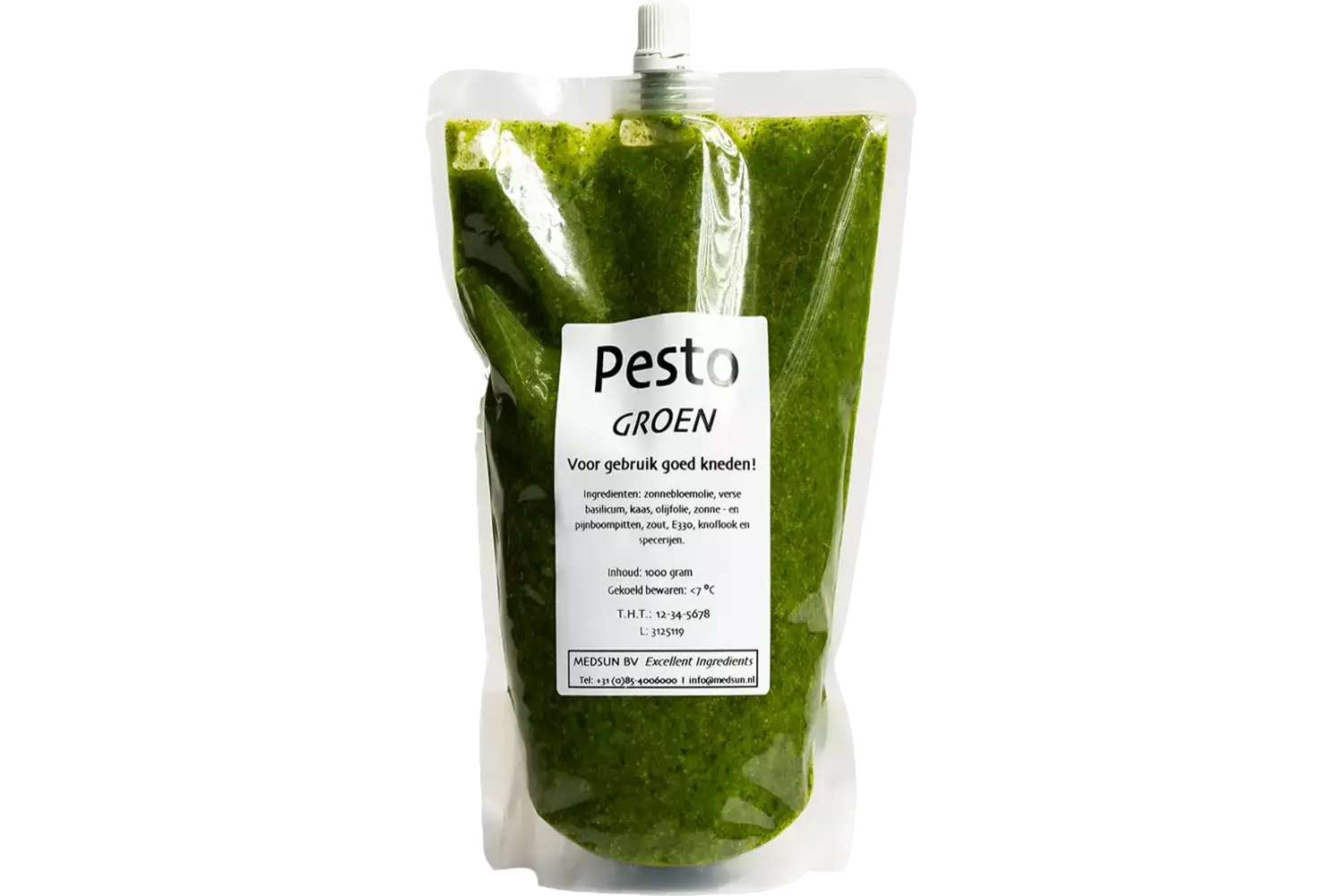 Pesto groen-naturel 1kg stuk 1